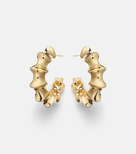 Jennifer Fisher Murphy Mini gold-plated hoop earrings