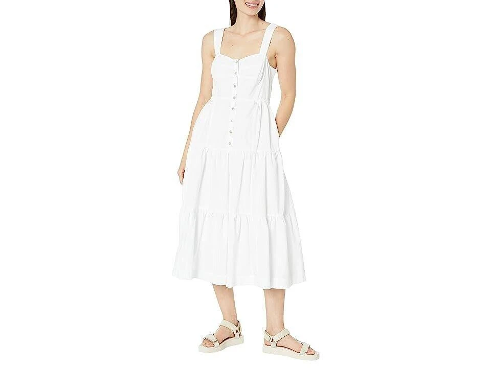 chinese dress ladies Madewell Women's Poplin Smocked Maxi Dress, Festival Red, XL at Amazon  Women's Clothing store main image 1