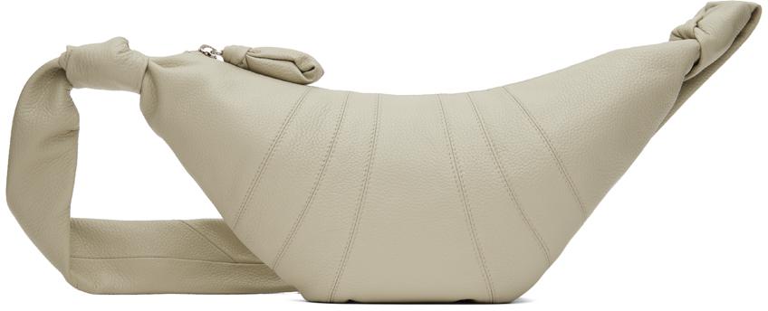 LEMAIRE Taupe Small Croissant Bag