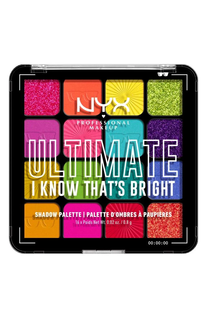 NYX Professional Makeup Ultimate Eyshadow Palette 1