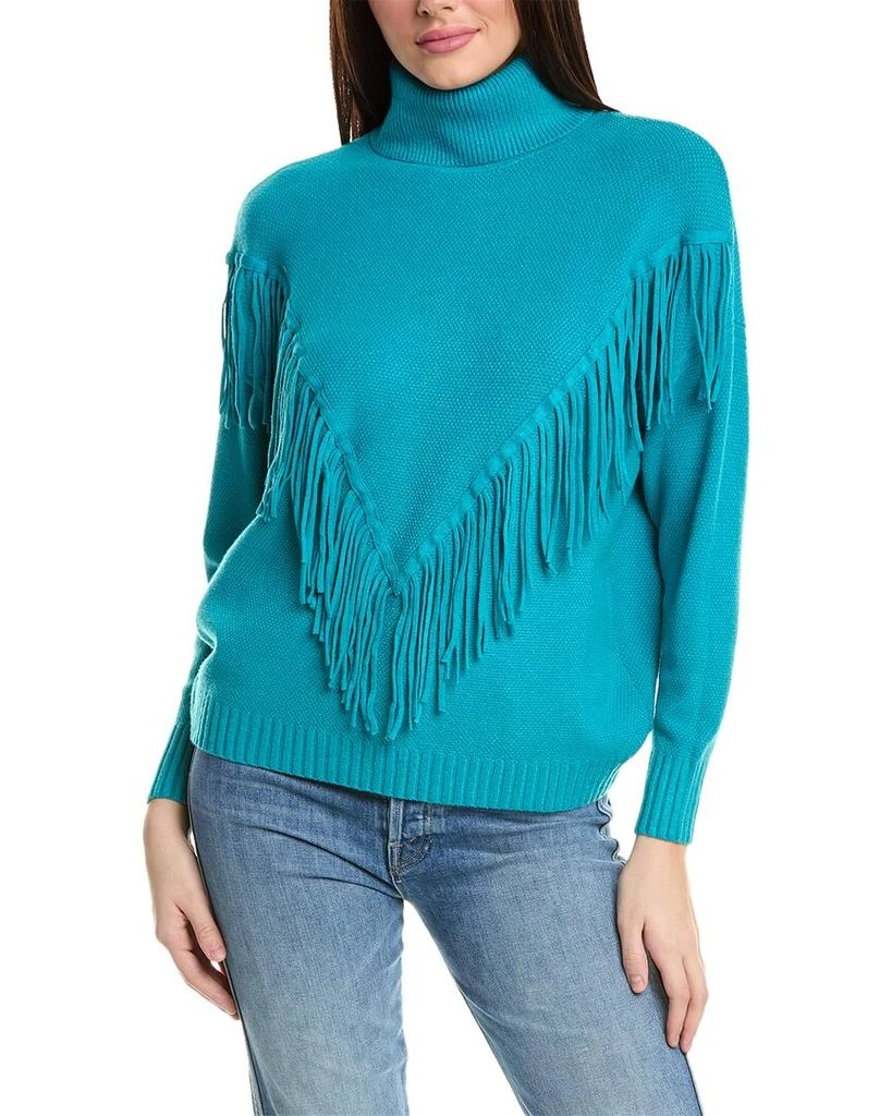 rain & rose Rain + Rose Fringe Sweater 1