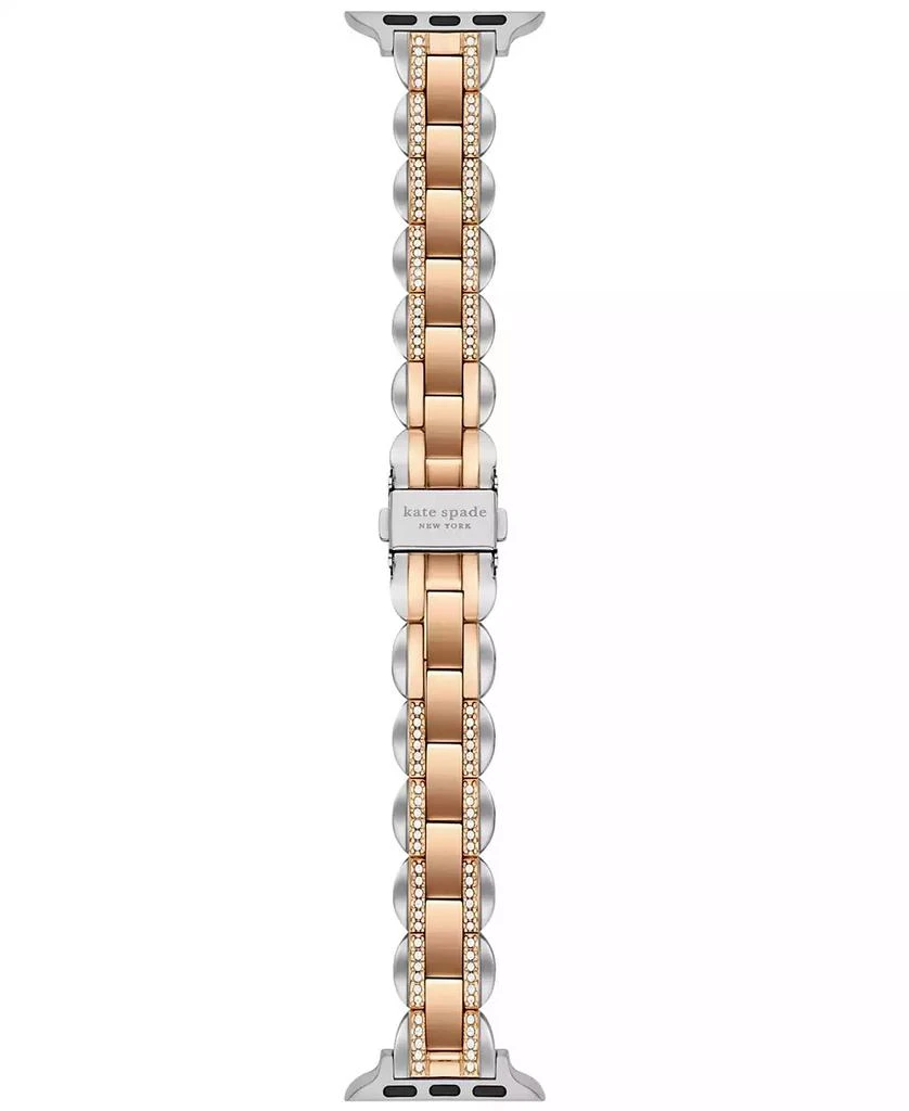 Kate Spade Women's two-tone stainless steel band for apple watch, 38,40,41,42,44,45,49mm 2