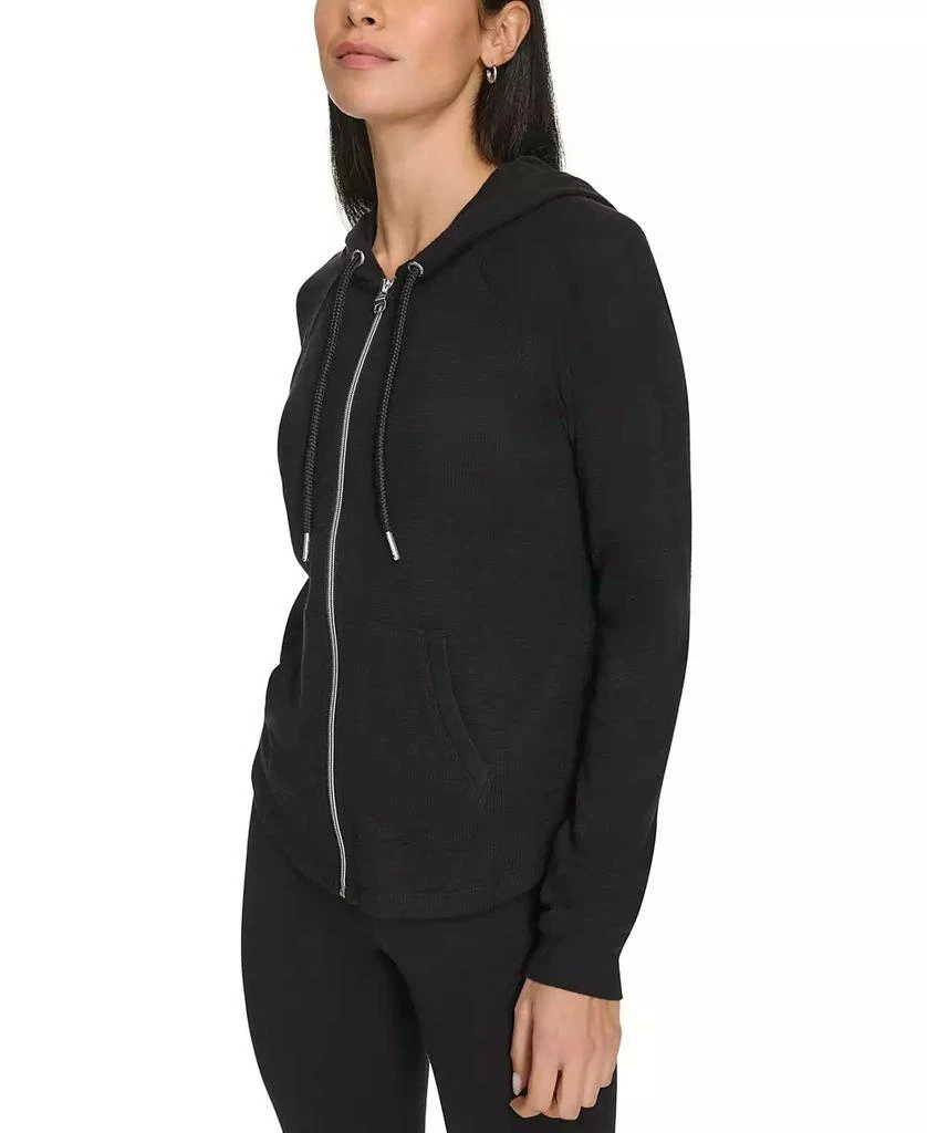 Calvin Klein Ruched-Sleeve Zip Hoodie 4