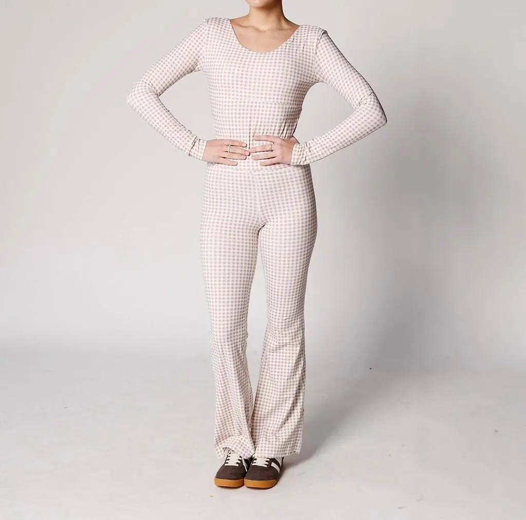 The Happy Camp3r The Happy Camp3R - Gingham Girlie Flare Leggings