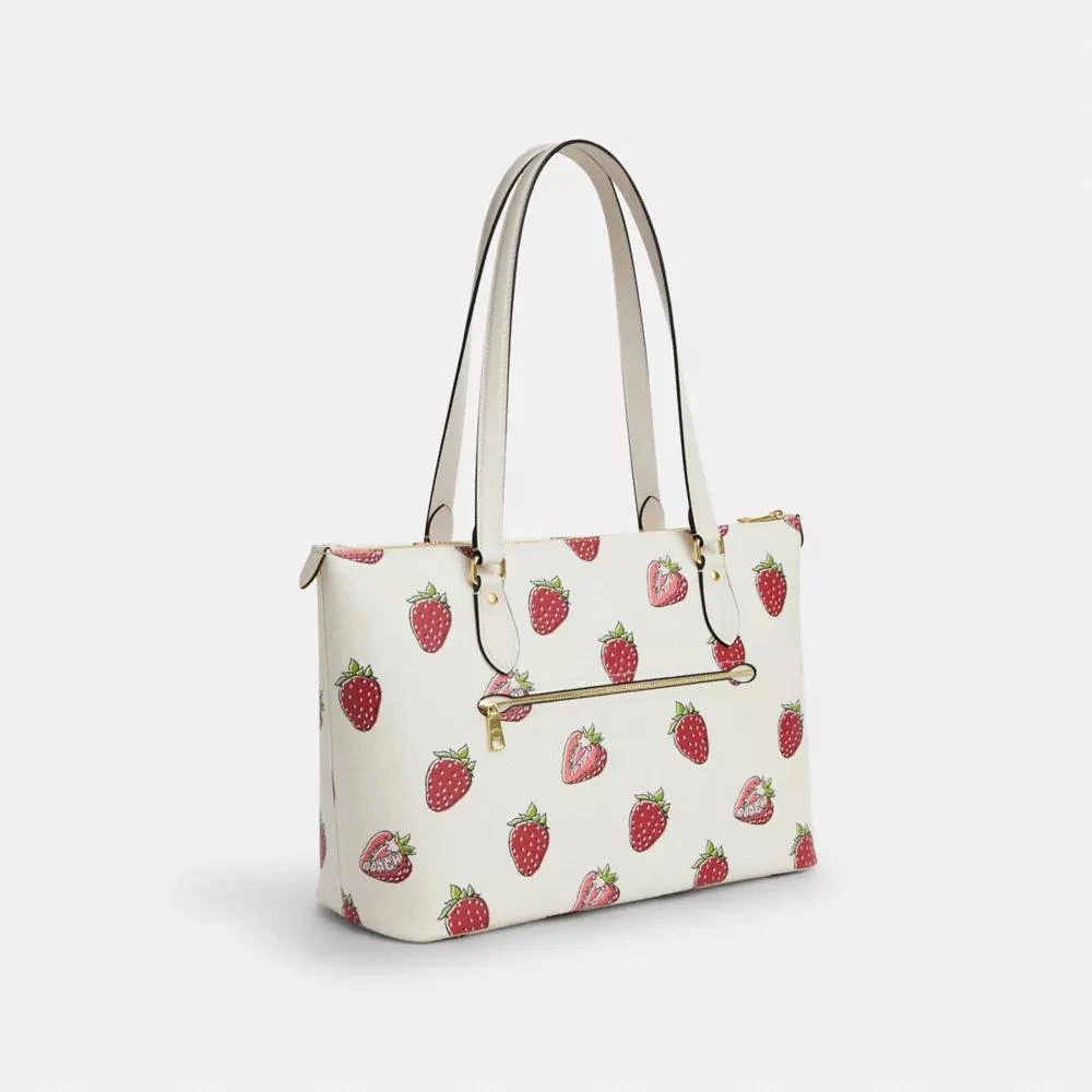 Coach Gallery Tote Bag With Strawberry Print 3