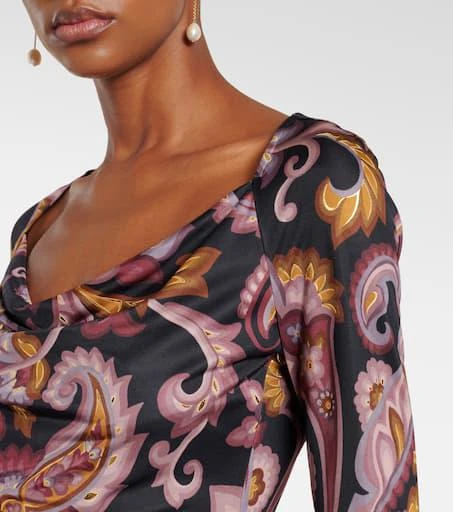 ETRO Paisley jersey top 4