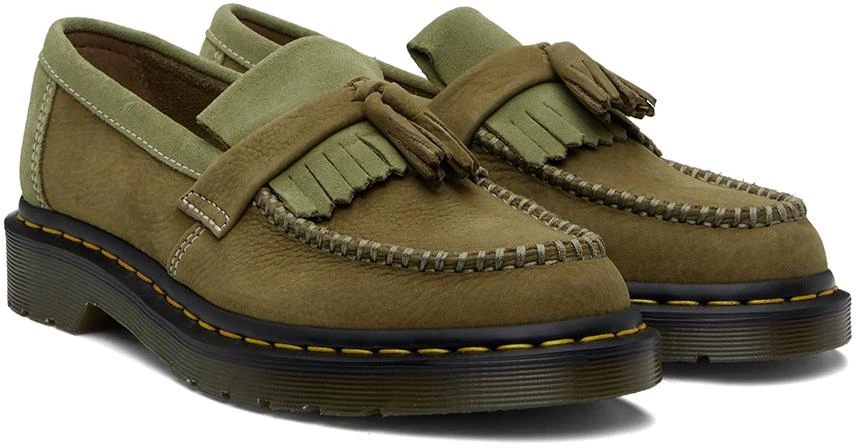 Dr. Martens Green Adrian Tassel Loafers 4