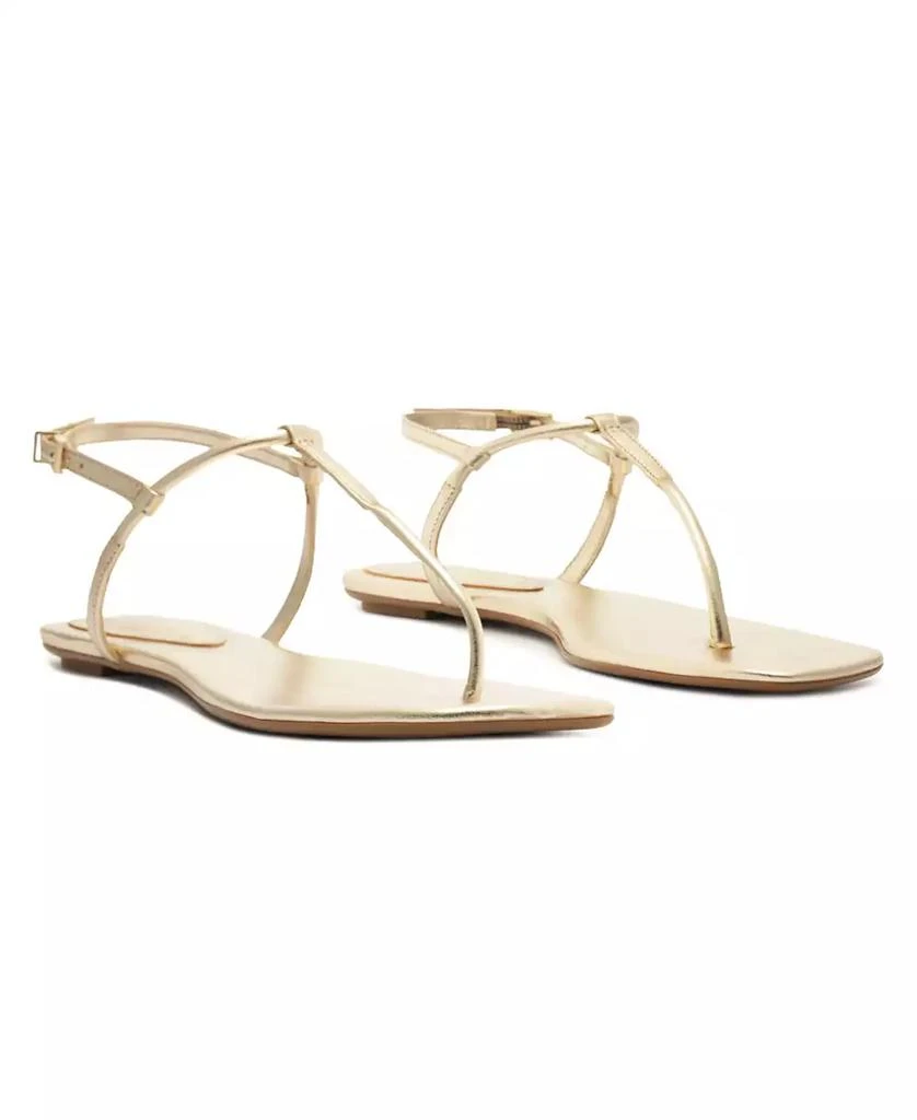 Schutz Women's Elsha Round Toe Flat Sandals 8