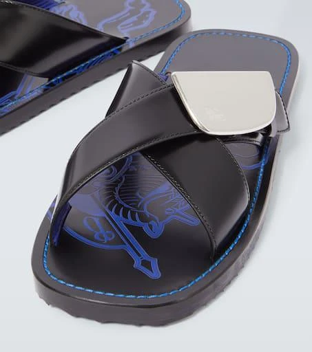 Burberry EKD Leather sandals 3