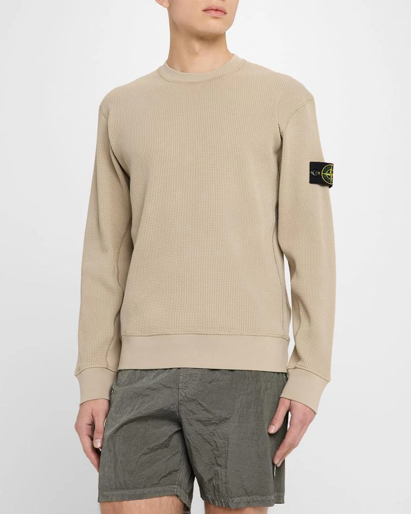 Stone Island Men's Waffle Fleece Sweatshirt 4