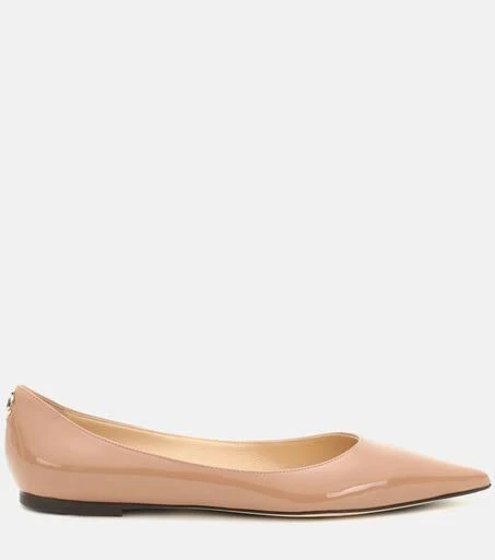 Jimmy Choo Love patent leather ballet flats 5