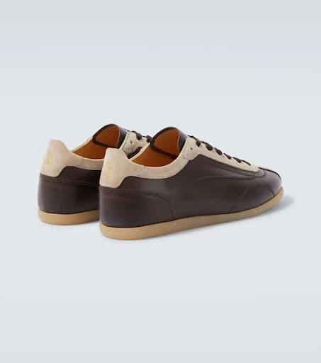 Brunello Cucinelli Suede-trimmed leather sneakers 6