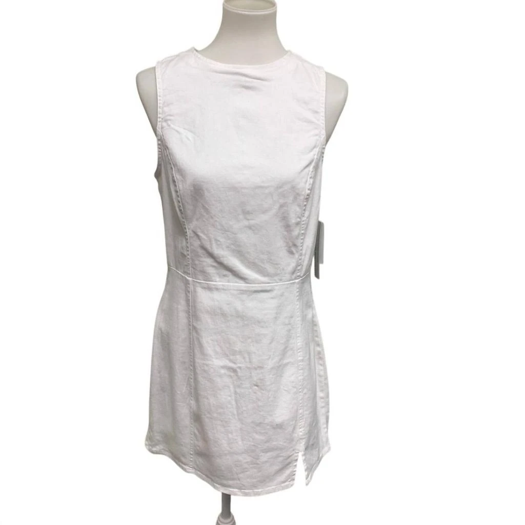 Tinseltown Tinseltown - Juniors' Stretch Cotton Sleeveless Denim Dress 1