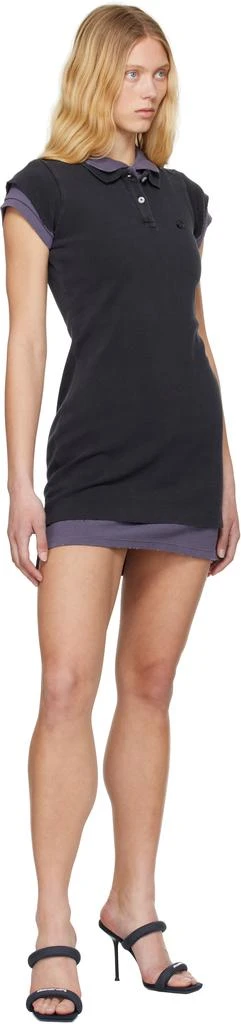 Alexander Wang Navy Layered Polo Short-Sleeve Minidress 4