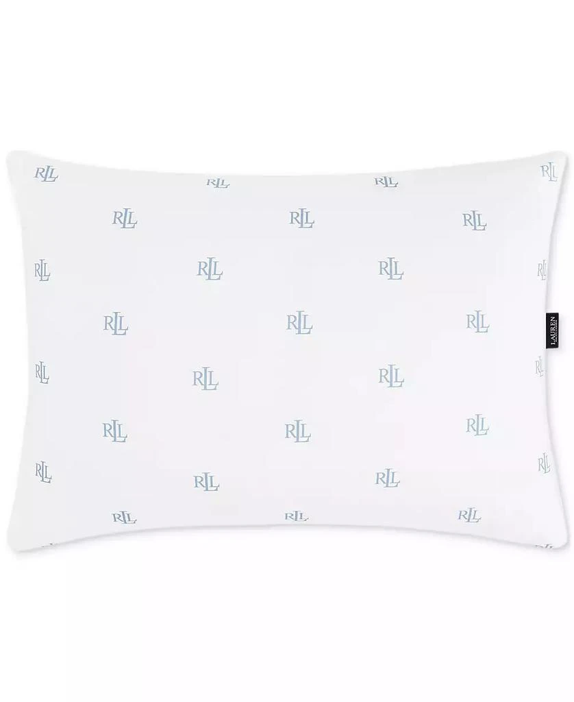 Ralph Lauren Logo Extra Firm Density Down Alternative Pillow, King 1