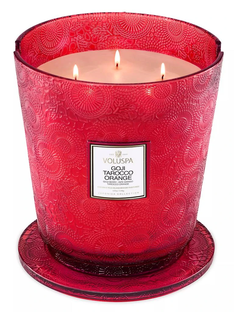 Voluspa Goji Tarocco Orange 5 Wick Hearth Candle 2