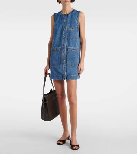 VERONICA BEARD Oakley denim minidress 2