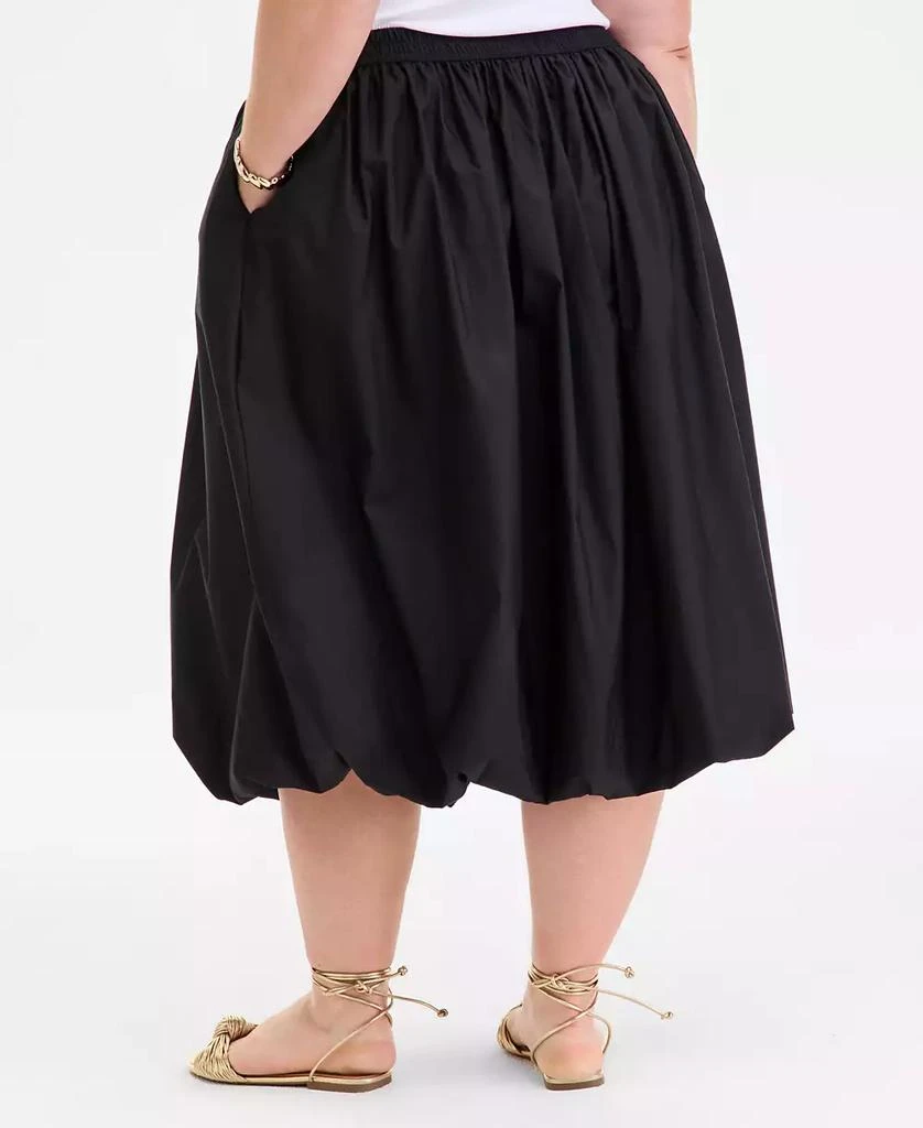 On 34th Trendy Plus Size Bubble-Hem Midi Skirt, Exclusively at Macy's 2