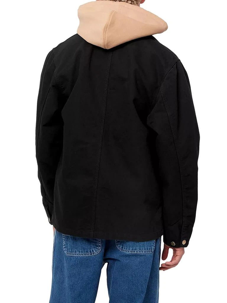 Carhartt WIP MICHIGAN DEARBORN CANVAS JACKET WITH VELVET COLLAR 4
