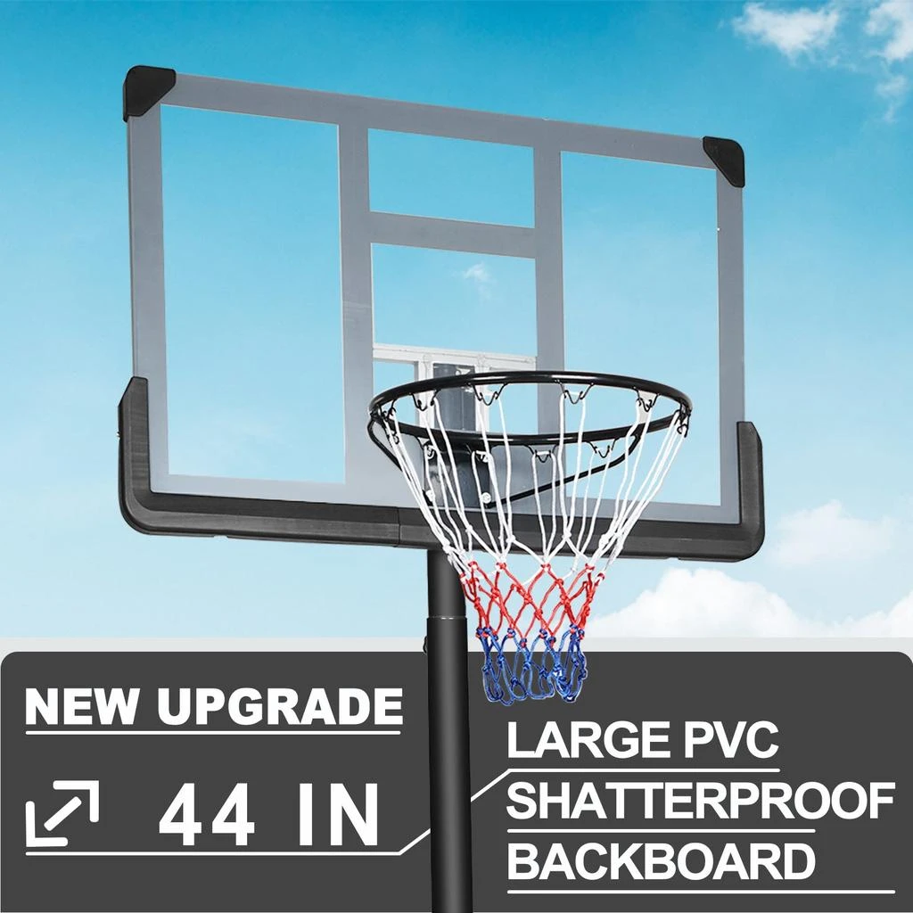 Streamdale Furniture Streamdale Adjustable Portable Basketball Hoop System - 6.6FT to 10FT 3