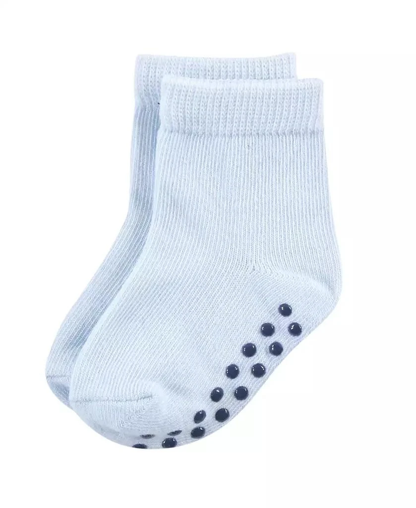 Touched by Nature Natural 
 Eight-Pair Non Skid Crew Socks 5