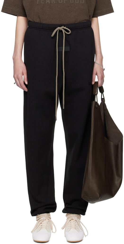 Fear of God ESSENTIALS Black Drawstring Sweatpants