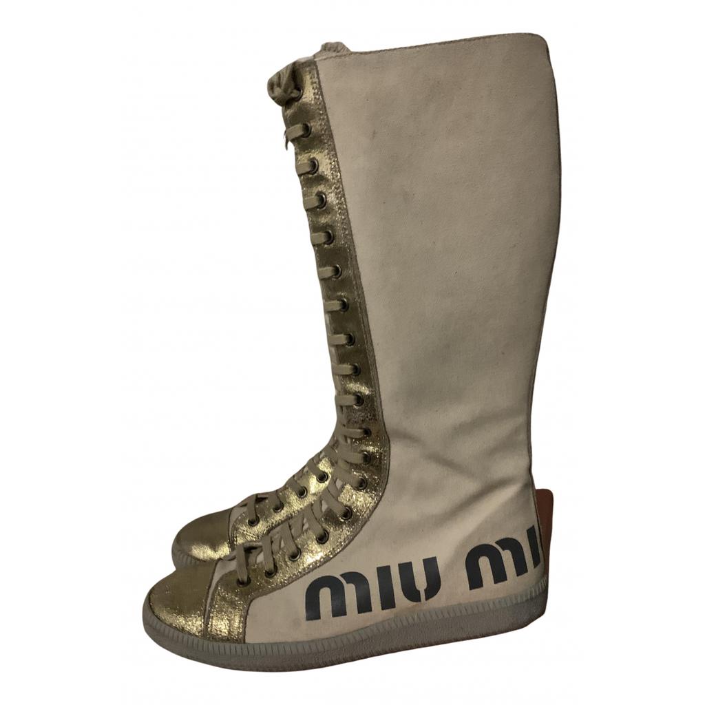 Miu Miu Miu Miu Cloth boots