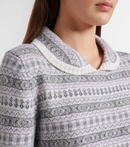Thom Browne Fair Isle wool-blend jacquard sweater 4