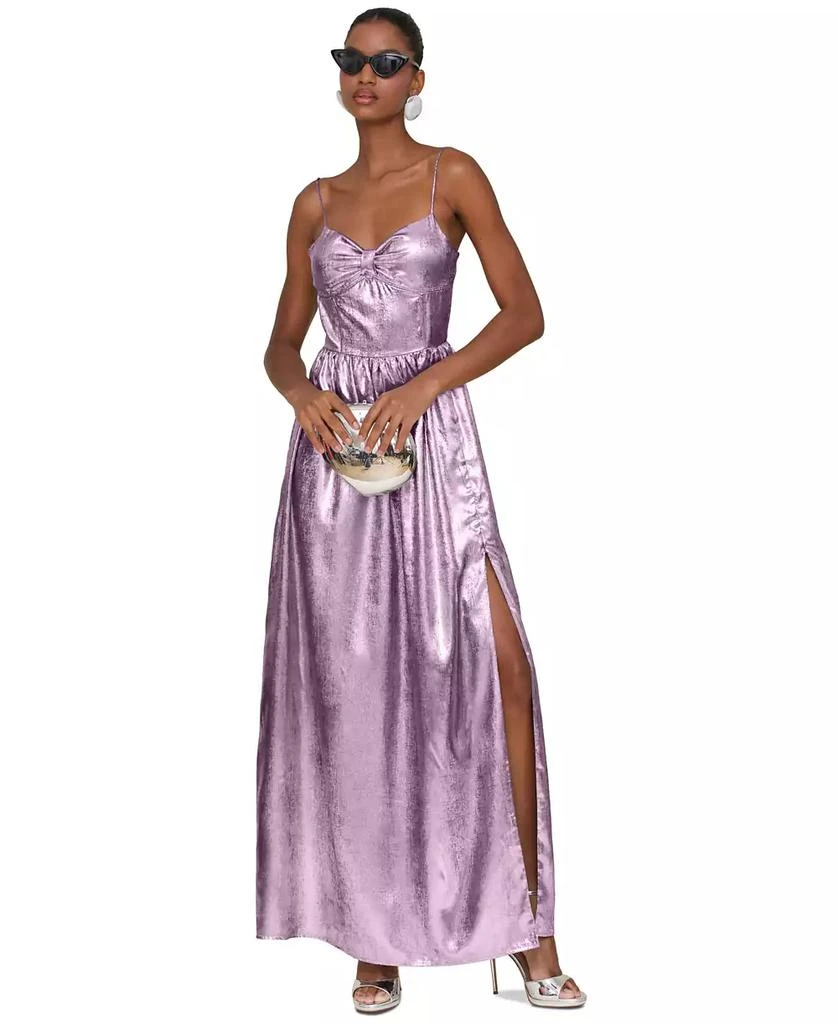 avec filles bridesmaid dress Avec Les Filles Women's Denim Midi Dress - Royal Rinse main image 1
