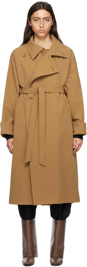 ISSEY MIYAKE Brown Canopy Coat 1