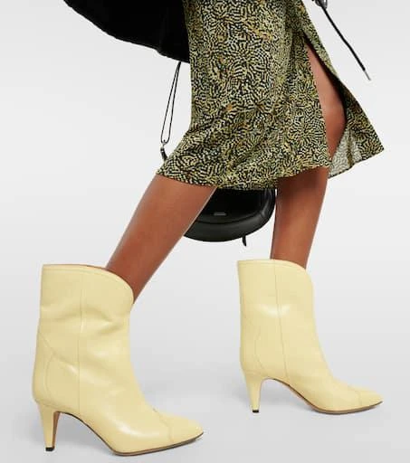 Isabel Marant Dytho leather ankle boots 4