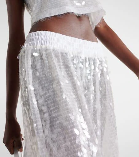 Norma Kamali Sequined wide-leg pants 4