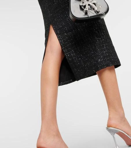 Self Portrait Peplum bouclé midi dress 5