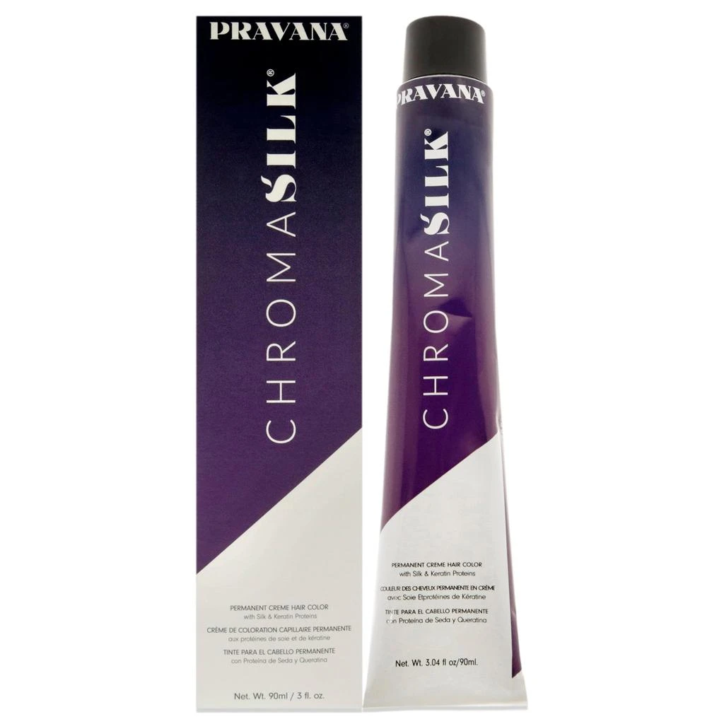 Pravana ChromaSilk Creme Hair Color - 6.37 Dark Golden Violet Blonde For Unisex 3 oz Hair Color