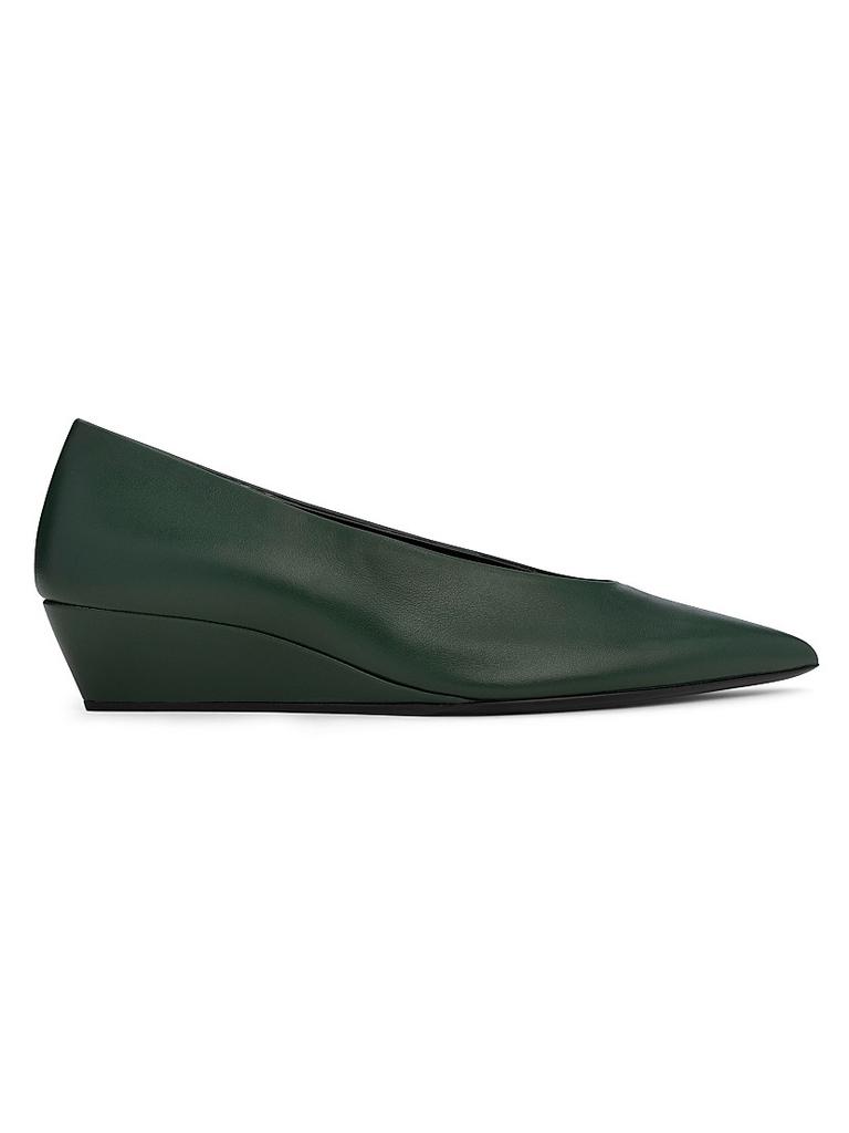 PIERRE HARDY Amber 35MM Leather Wedge Pumps