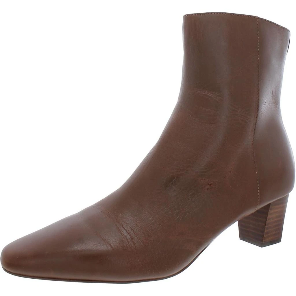 Ralph Lauren Willa Womens Leather Ankle Boots 1