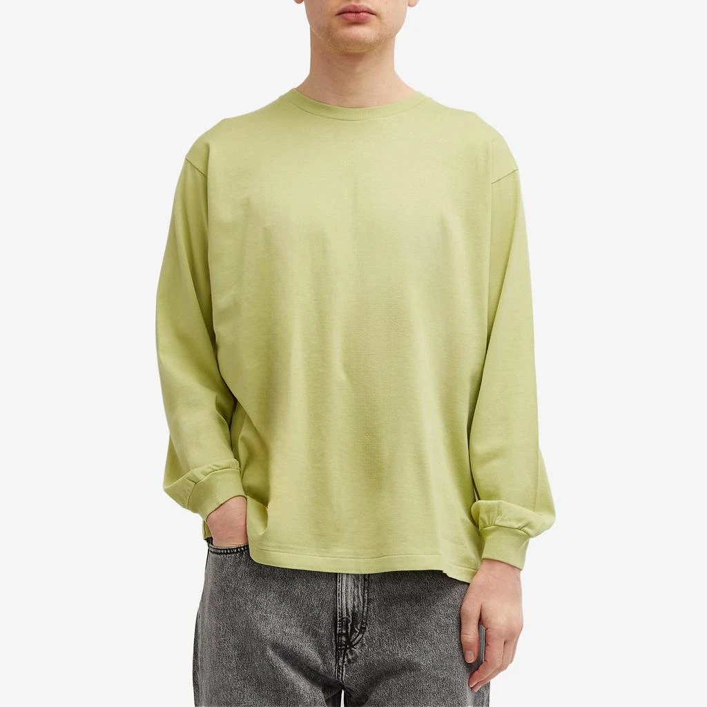 AURALEE Auralee Luster Plaiting Long Sleeve T-Shirt 2