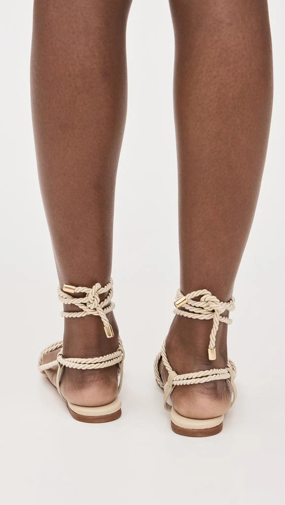 Kaanas Alenna Asymmetrical Ankle Wrap Sandals 3