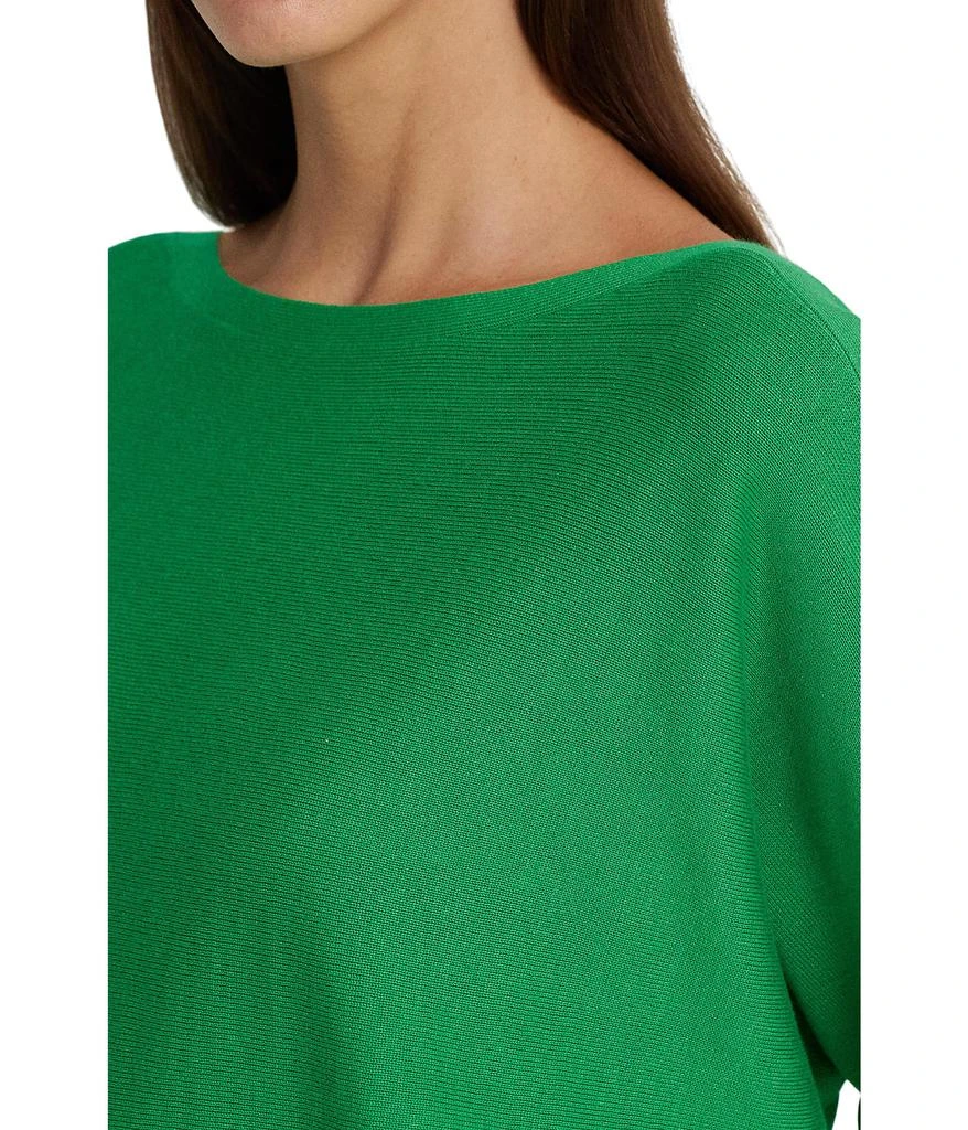 Ralph Lauren Cotton-Blend Dolman-Sleeve Sweater 3