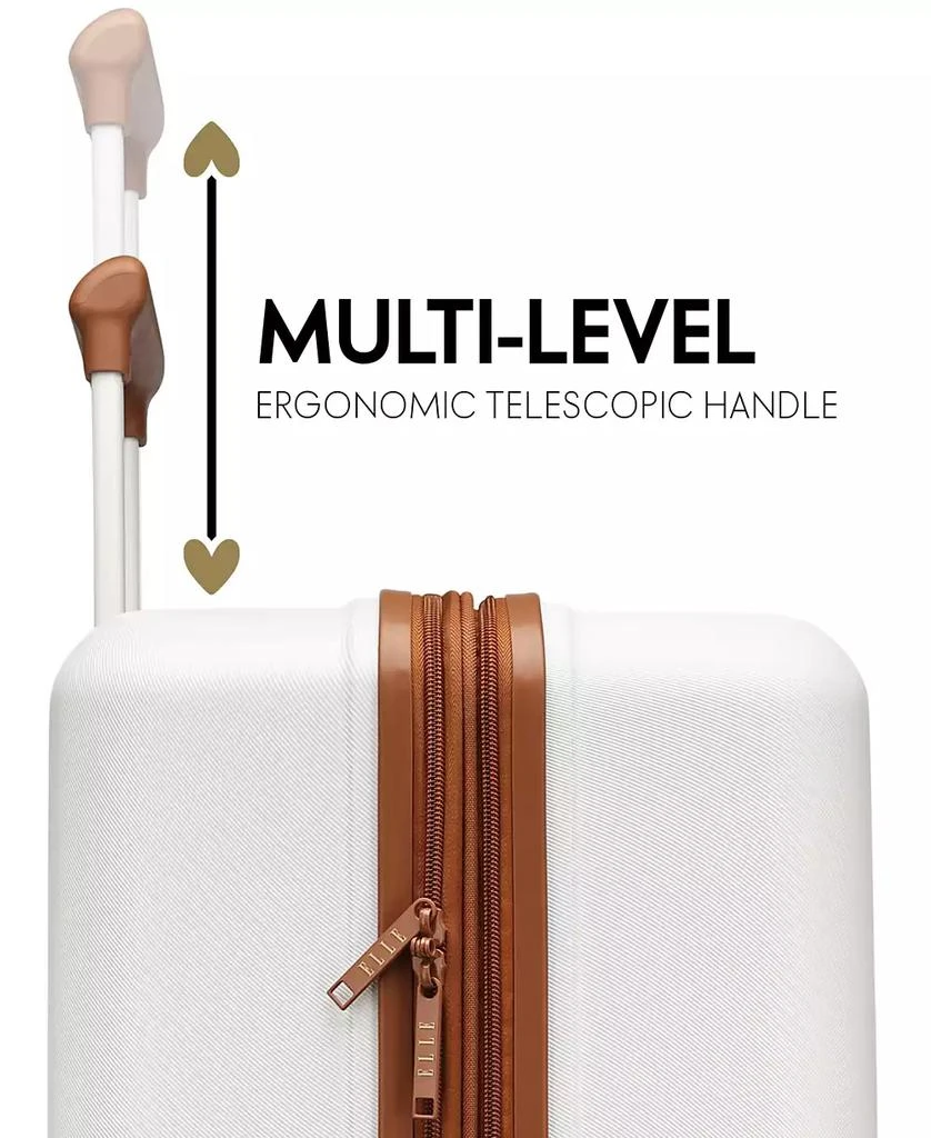 ELLE Expedition 3-Piece Expandable Retro Spinner Luggage Set 5