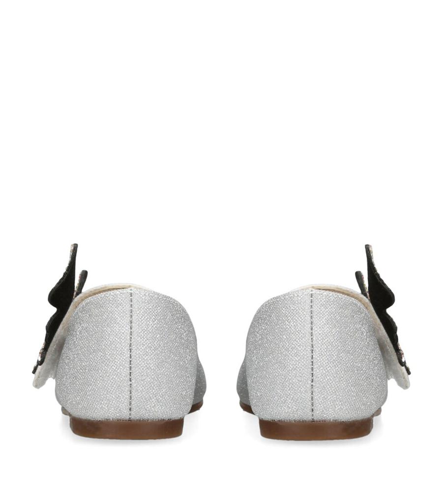 Babywalker Crystal Butterfly Ballet Flats