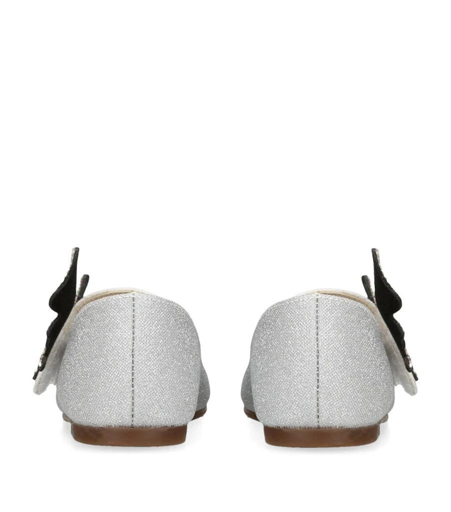 Babywalker Crystal Butterfly Ballet Flats 2