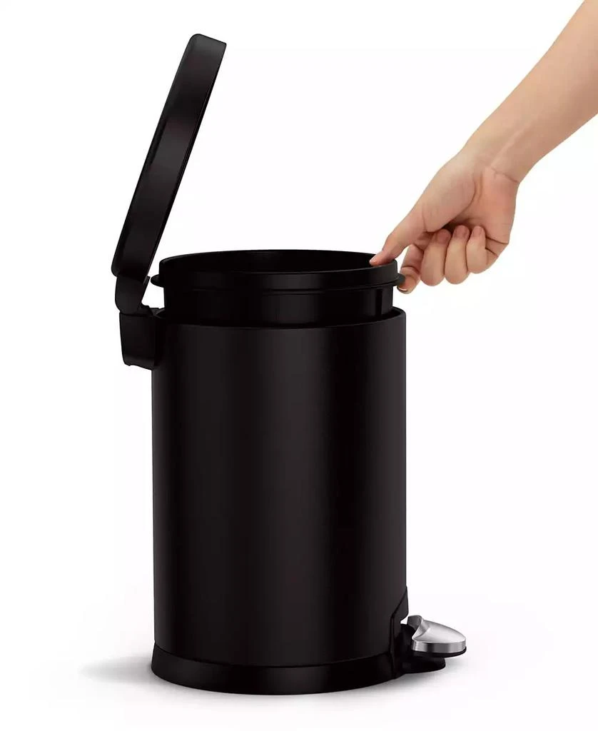 simplehuman Round Trash Can, 4.5 Liter 3