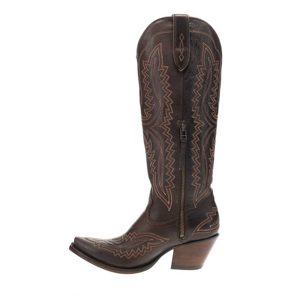 Ariat Casanova x Embroidered Snip Toe Zippered Cowboy Boots 3