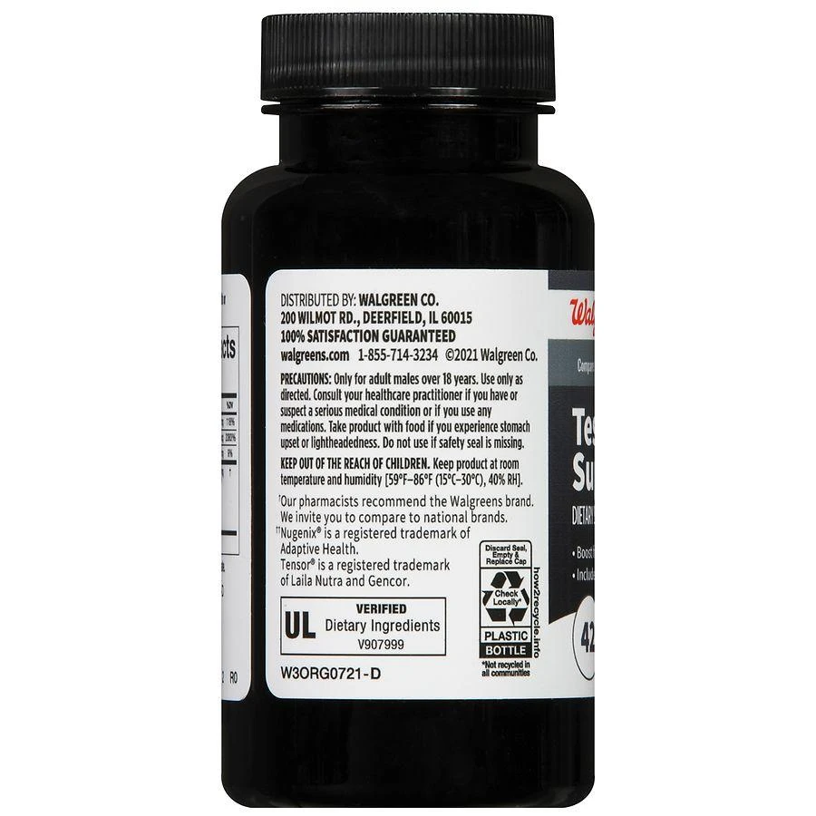Walgreens Testosterone Support Capsules (14 days) 4
