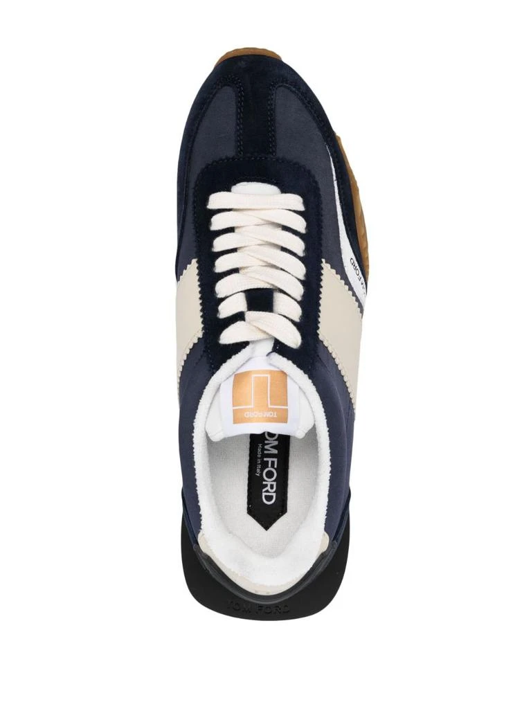Tom Ford TOM FORD - James Suede And Technical Fabric Sneakers 3