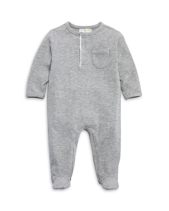 Bloomie's Baby Unisex Ribbed Playwear Footed Coverall, Baby - 100% Exclusive