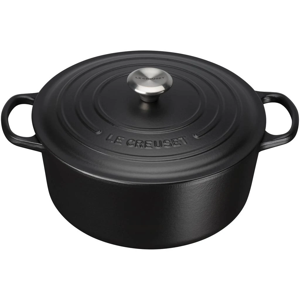 Le Creuset Signature Cast Iron Round Casserole - 20cm - Bamboo Green 1