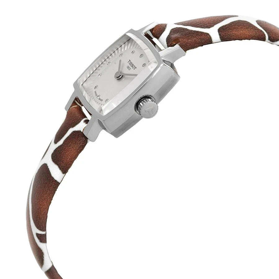 Tissot Tissot Lovely Giraffe Quartz Diamond Silver Dial Ladies Watch T058.109.17.036.00 2