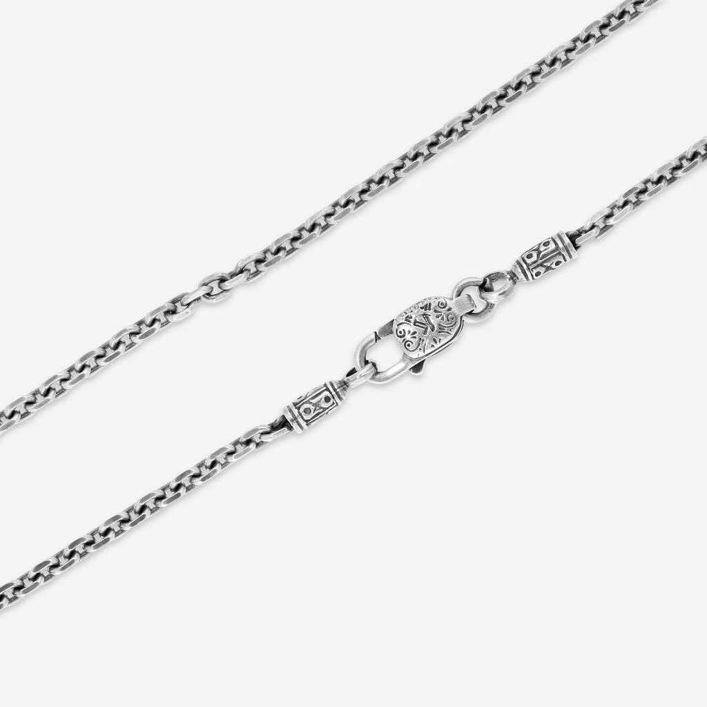 Konstantino Konstantino Sterling Silver and 18K Yellow Gold, Chalcedony Doublet and White Topaz Pendant Necklace C-MEKJ699-497 4